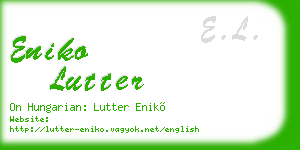 eniko lutter business card
